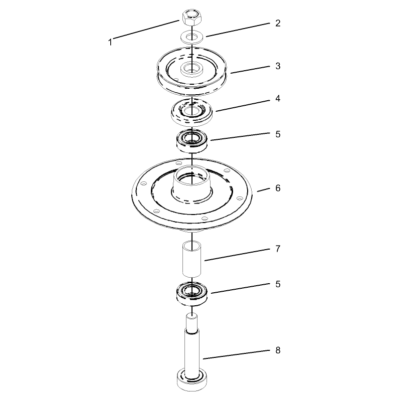 Spindle Assembly No 106-0787