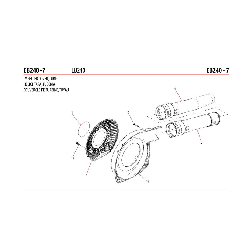IMPELLER COVER, TUBE