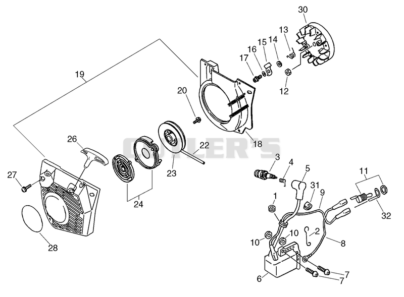 Ignition, Starter Assembly