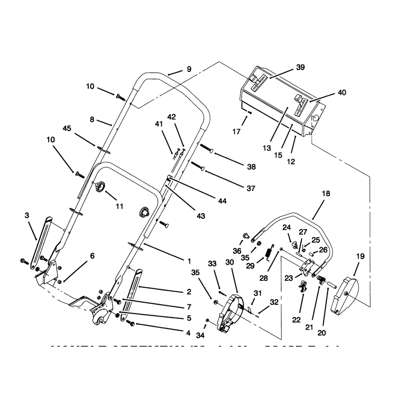 Handle Assembly Model No 20465 Only