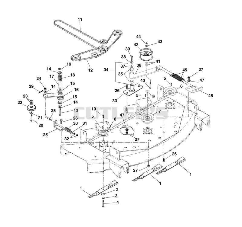Belts, Idlers And Blades