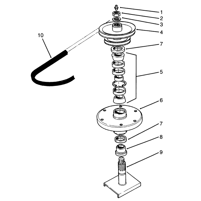 Drive Spindle No 54-7781