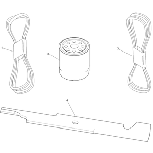 MVP Filter Belt and Blade Kit No 127-1648
