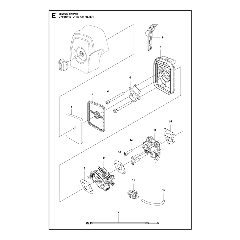 CARBURETOR AND AIR FILTER