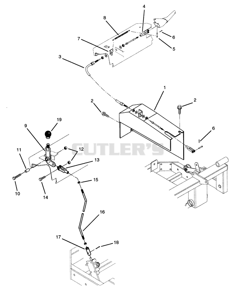 CLUTCH AND VALVE LINKAGE