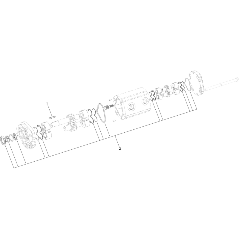 Hydraulic Pump Assembly No 137-7630