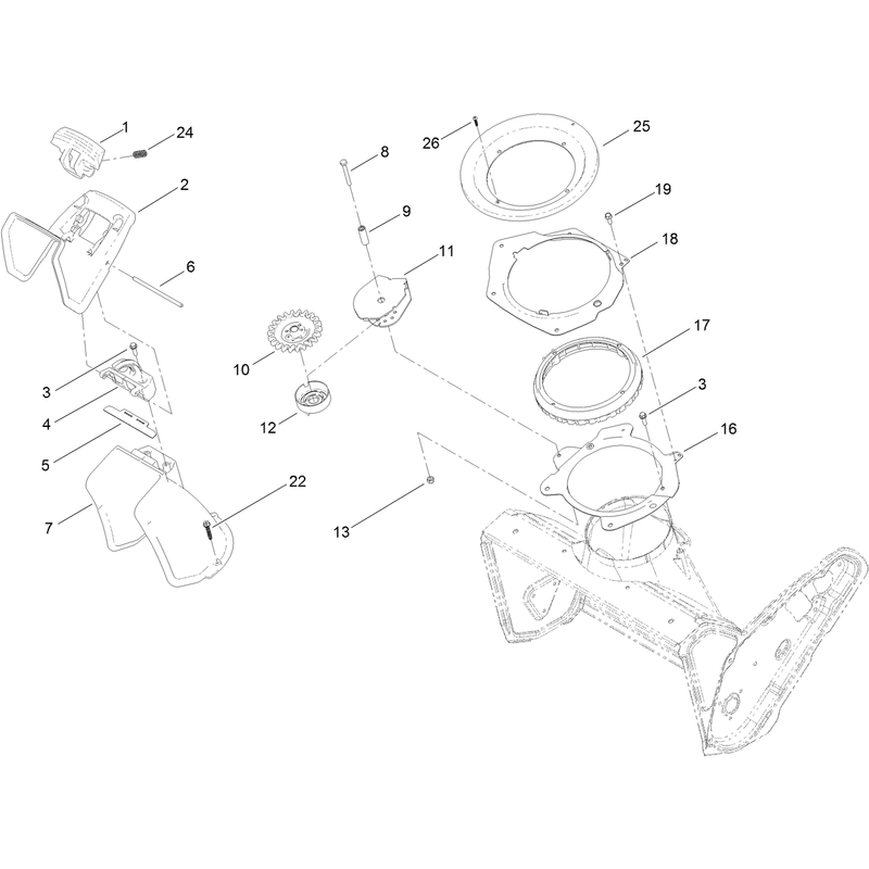 Chute Control Assembly