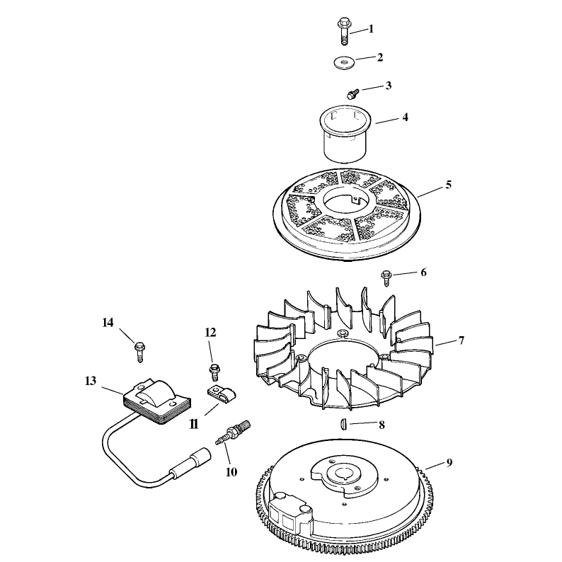 Ignition and Electrical Assembly Kohler CV15T-41608