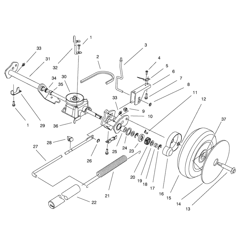 Rear Axle Assembly