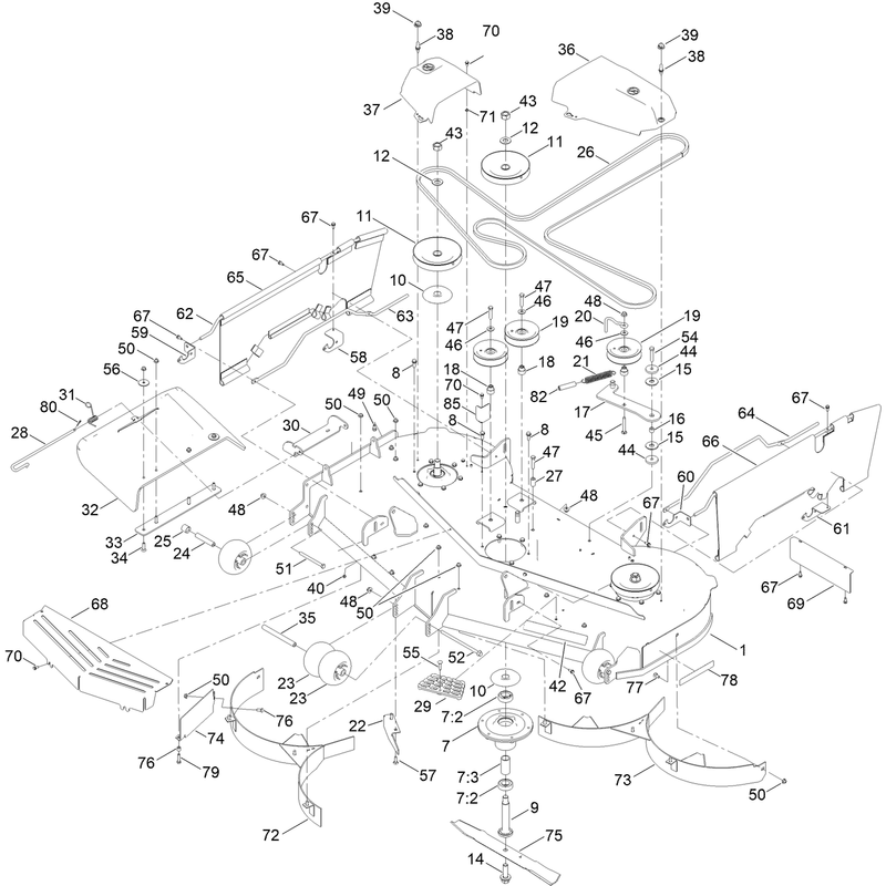 60in Deck Assembly