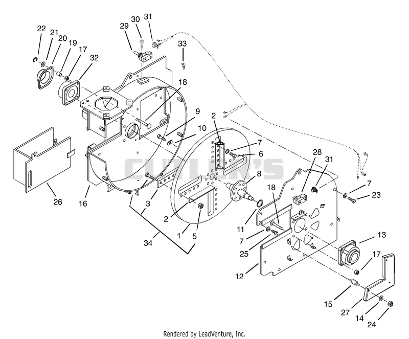 Flywheel And Housing