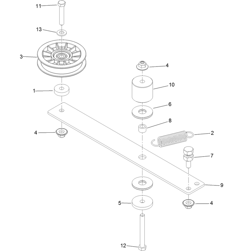 Hydro Idler Arm Assembly