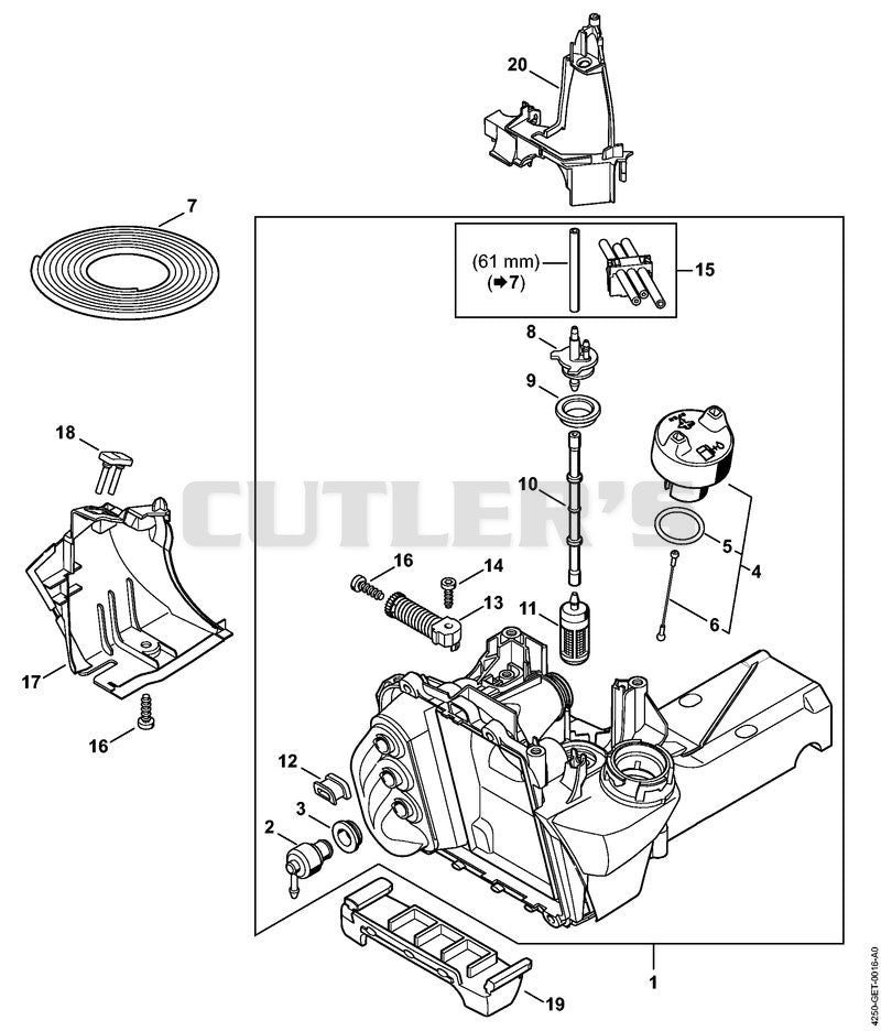 Tank housing