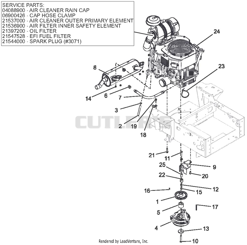 Engine - Kohler ECV730