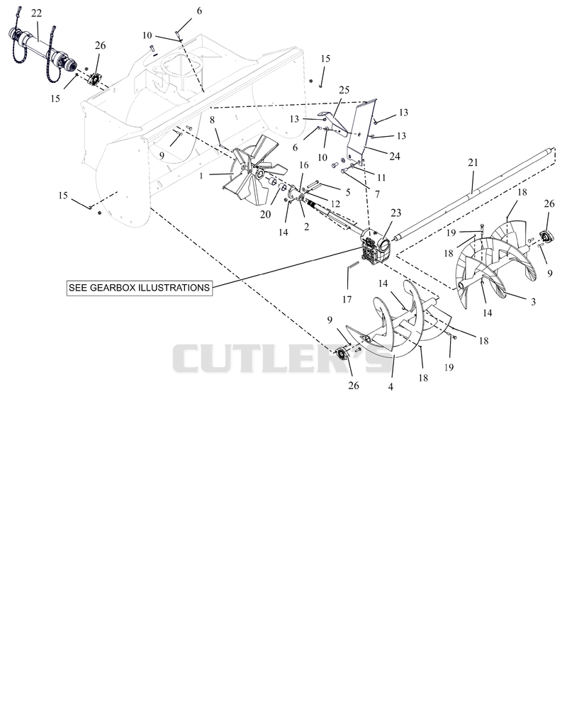 Auger Assembly - 48" - CE