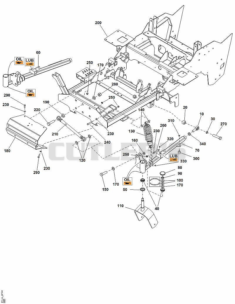 Main Frame and Front Suspension