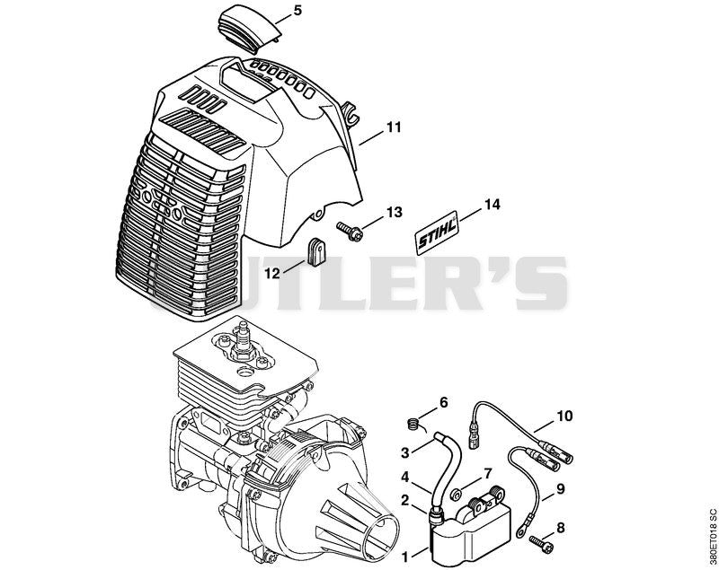 Ignition system, Shroud