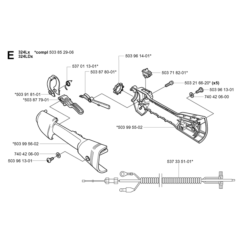 HANDLE AND CONTROLS