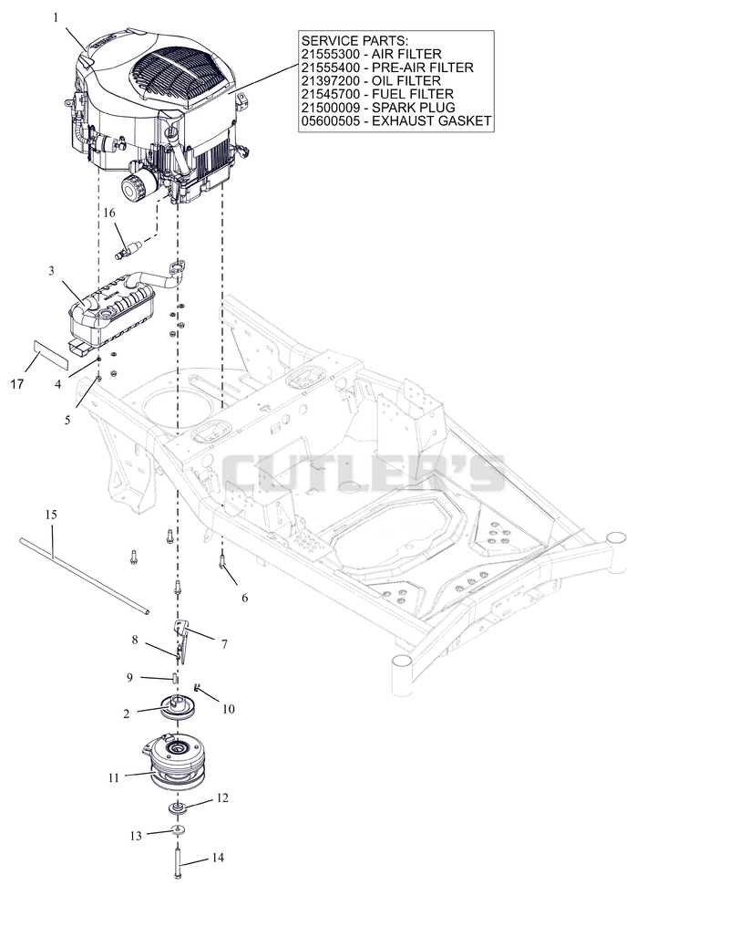 Engine - Kohler KT740