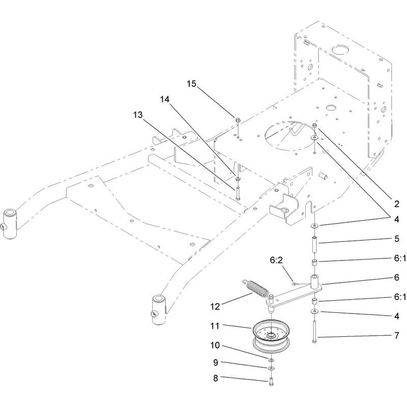 Power Take Off Idler Assembly