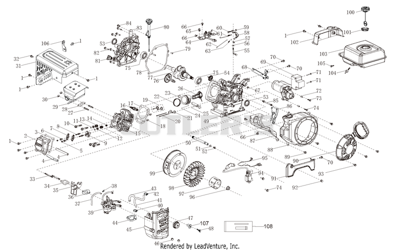 Engine - AX 212 - 08201535
