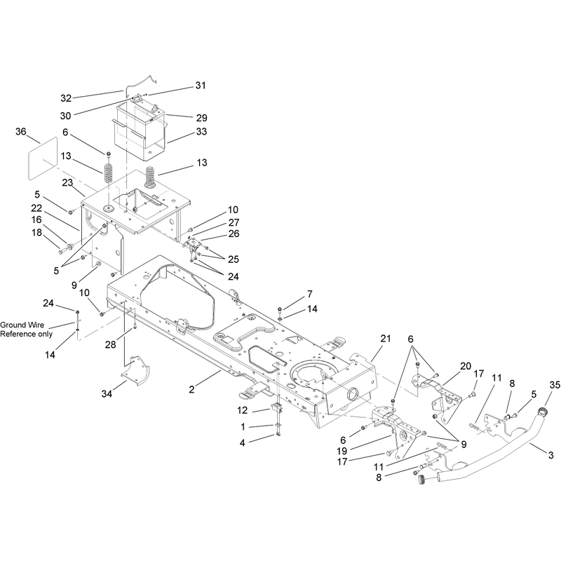 Frame and Battery Assembly