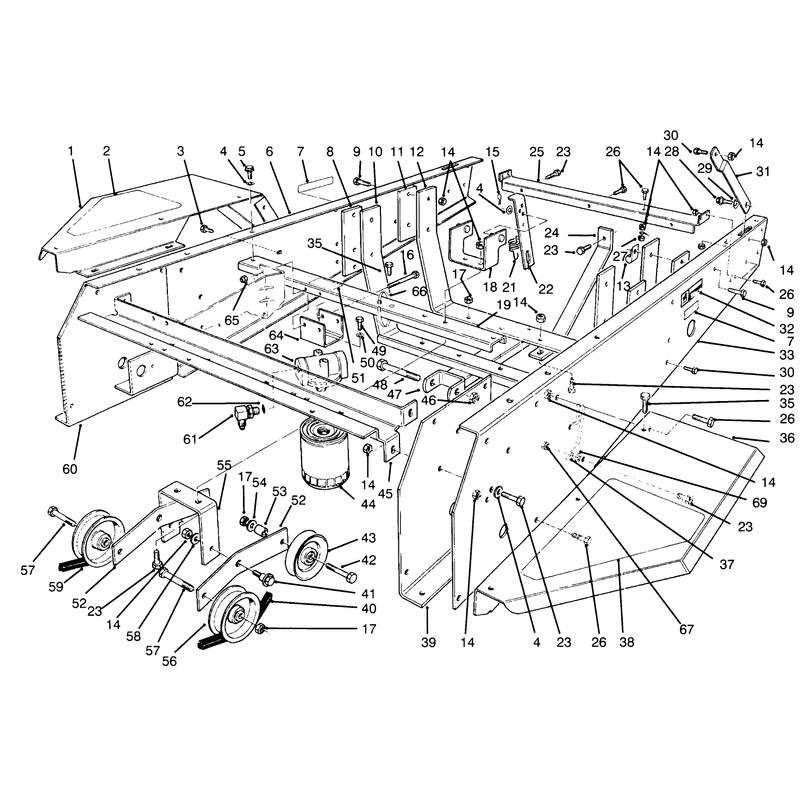 Frame and Jackshaft Assembly