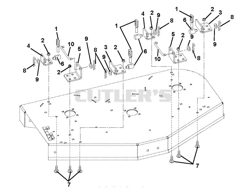 Handle and Stabilizer Brackets