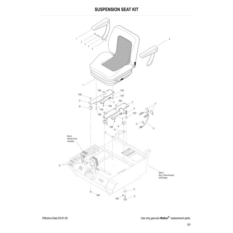 SUSPENSION SEAT KIT