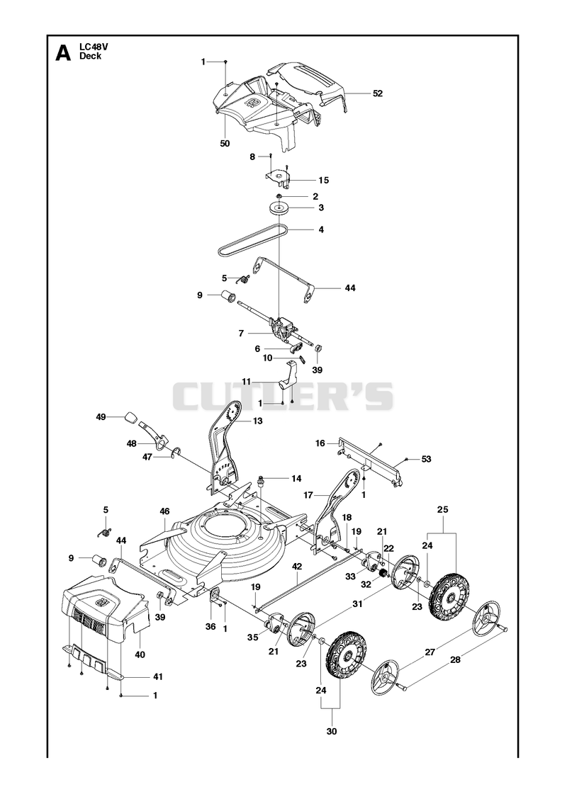 MOWER DECK / CUTTING DECK