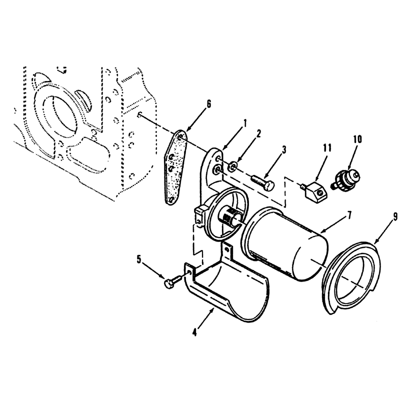 Oil Filter and Low Oil Pressure Cut Off Switch