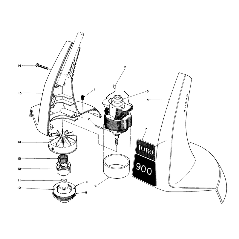 Motor and Housing Assembly