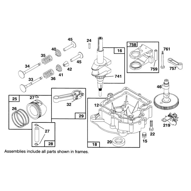 Engine Briggs and Stratton Model 28m707-0122-01