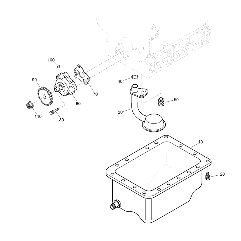 Oil Pan and Oil Pump Assembly