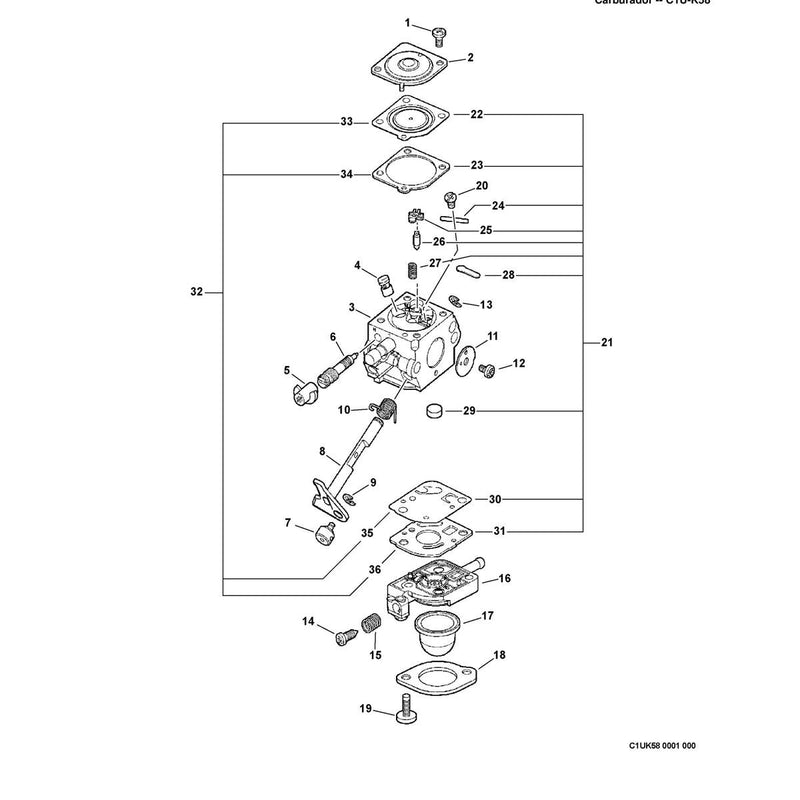 Carburetor -- C1U-K58