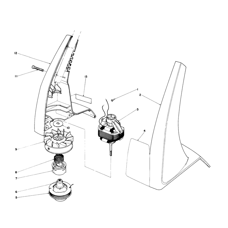 Motor and Housing Assembly