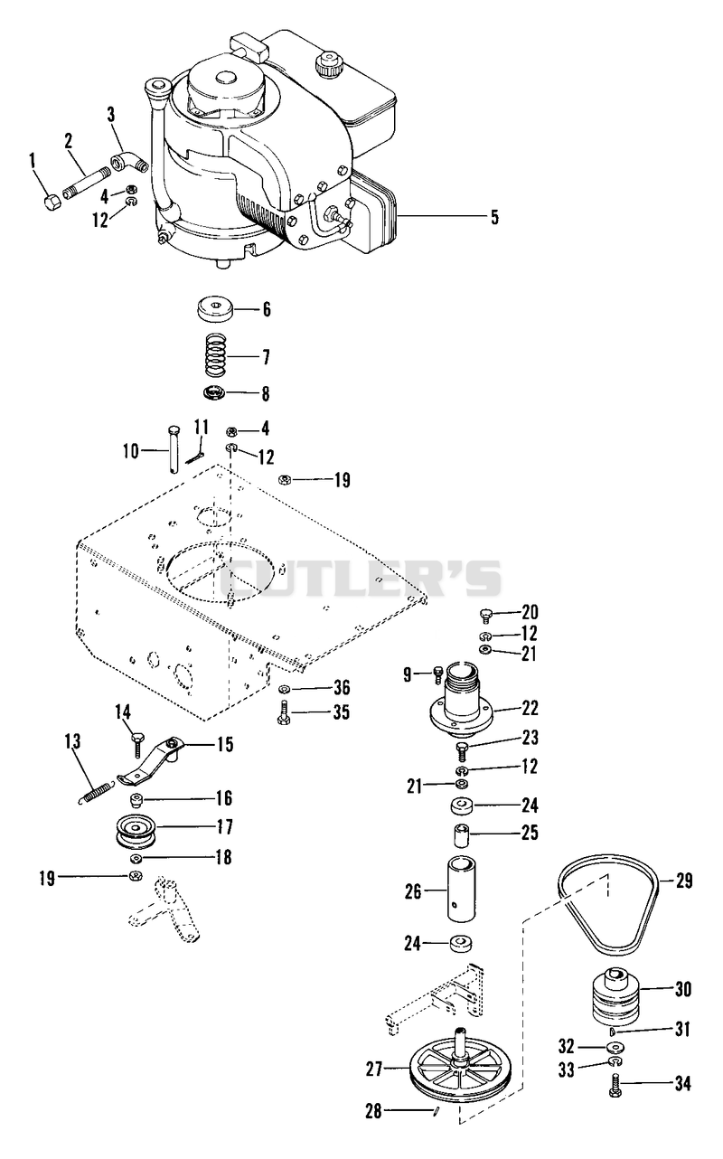 Engine And Traction Drive