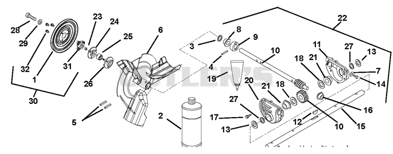 Gear Case And Impeller