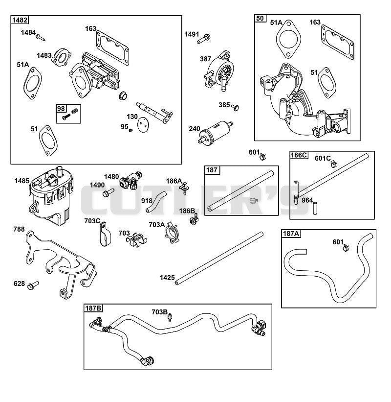 THROTTLE BODY AND FUEL SUPPLY GROUP