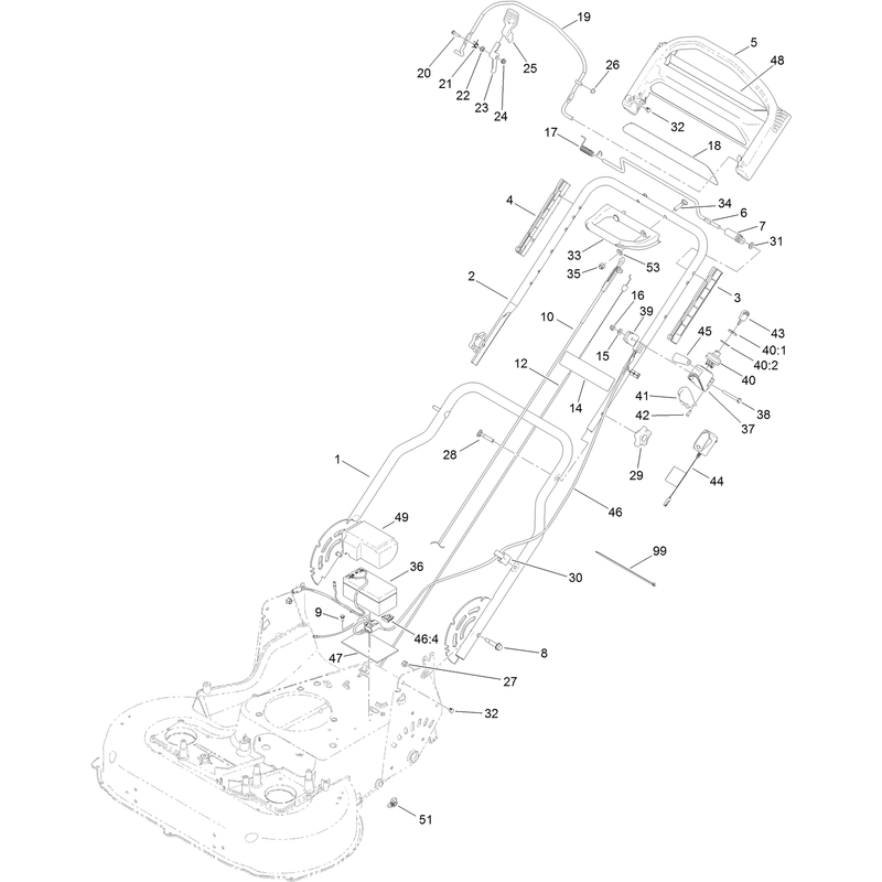 Handle and Electrical Assembly