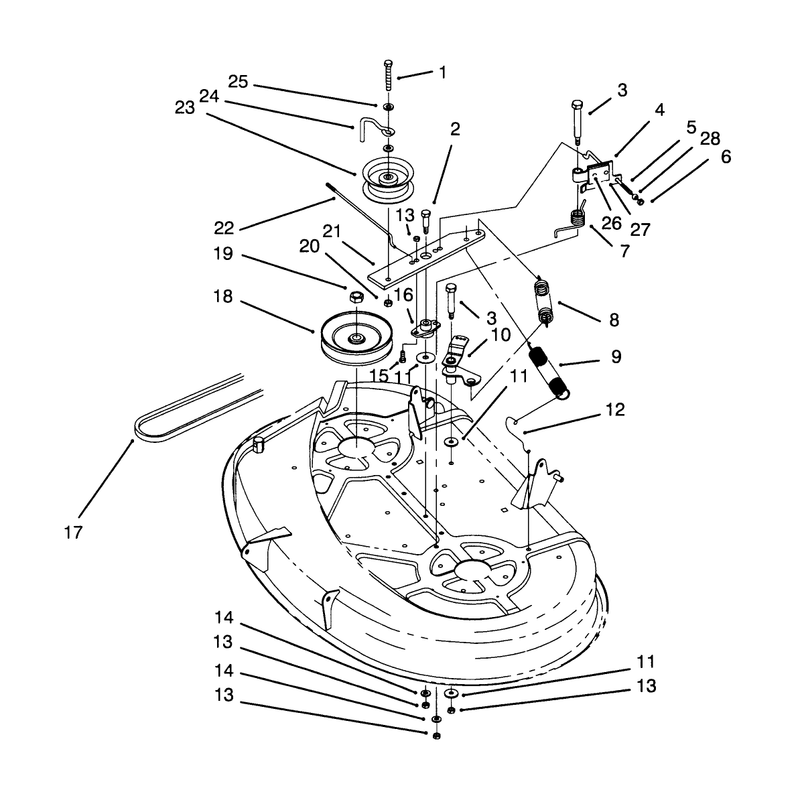 Brake Assembly 38in Cutting Unit