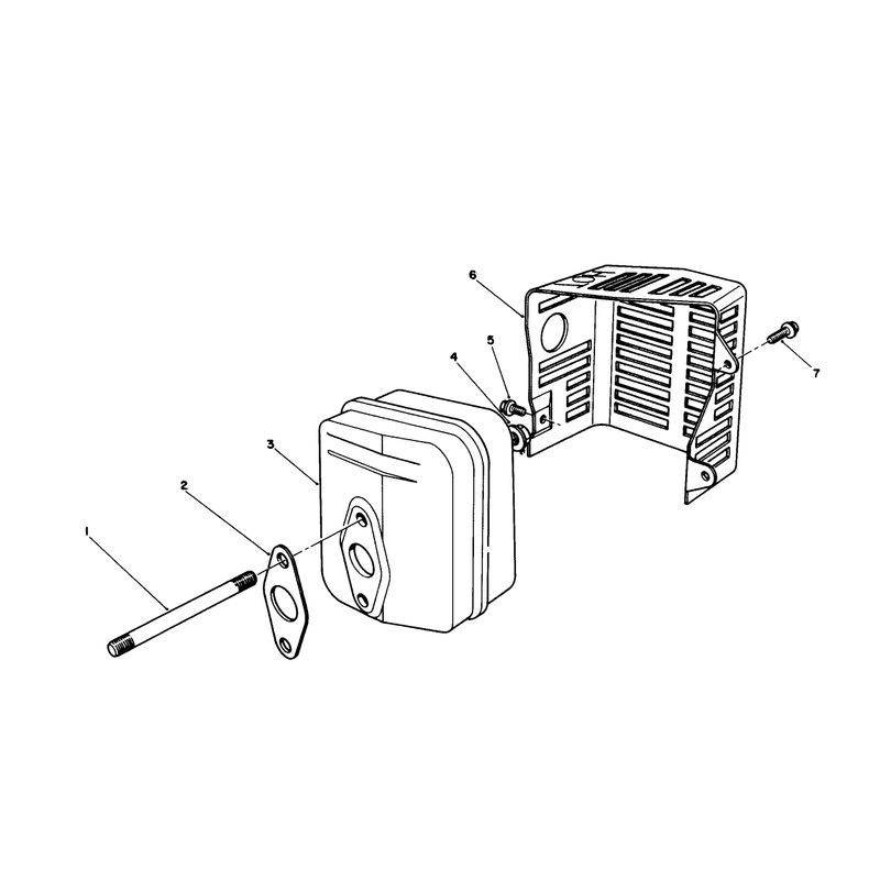 Muffler Assembly (engine Model No. Vmm1-2)