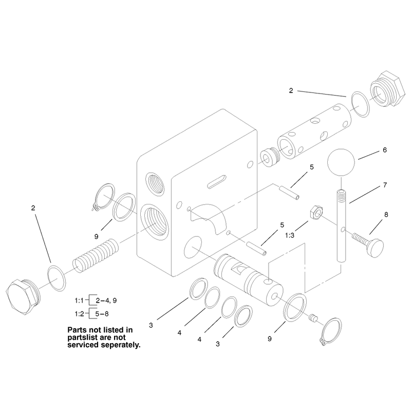 Hydraulic Valve Kit Assembly No 104-4221