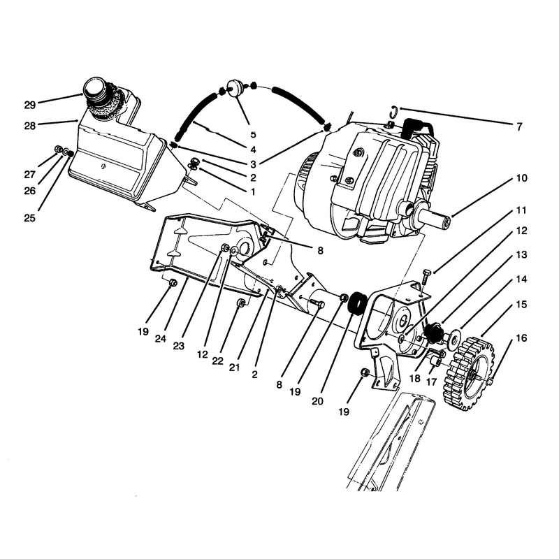 Engine & Main Frame Assembly