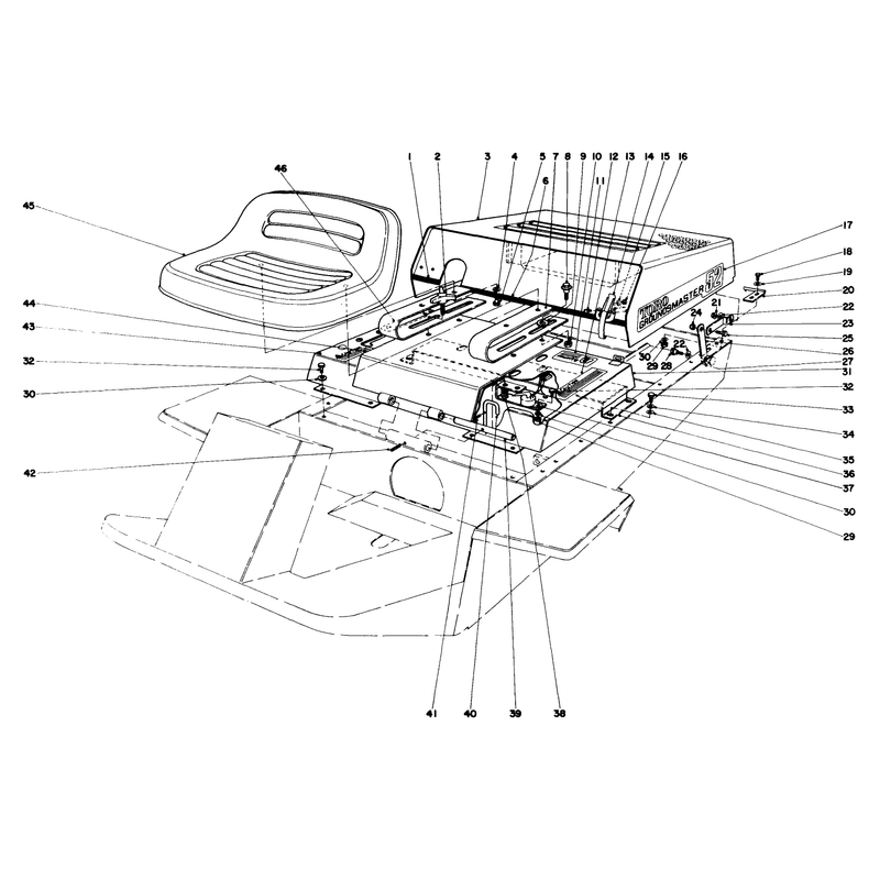 Seat and Hood Assembly