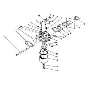 Carburetor Assembly Model No 47pn2-3