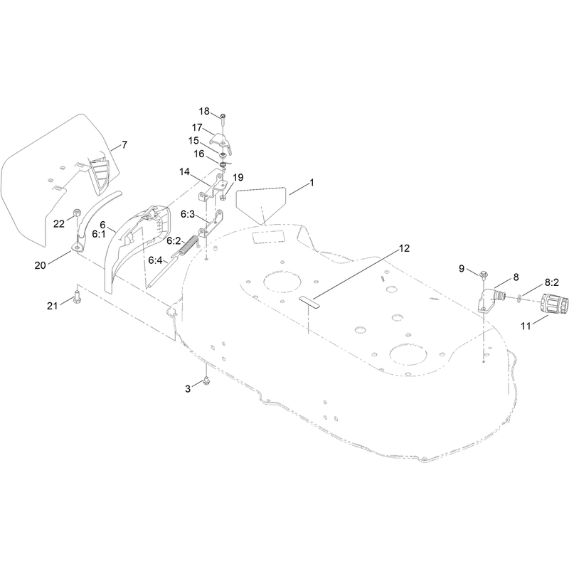 Side Discharge Chute Assembly