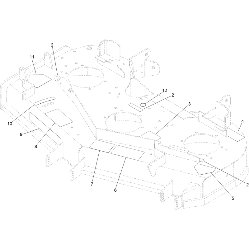 Deck Decal Assembly No. 112-4185