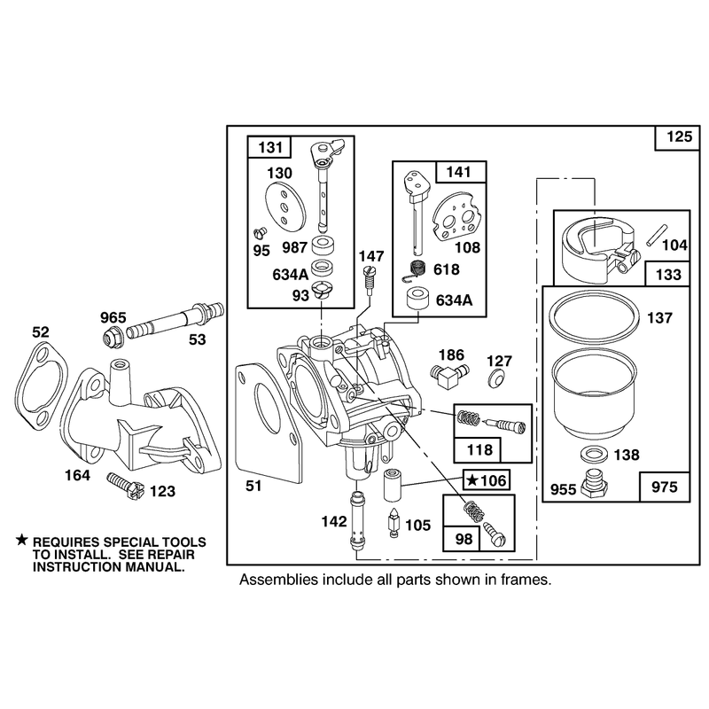 Engine Briggs and Stratton Model 28m707-0127-01