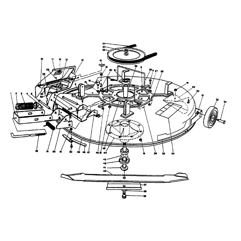 Mower Assembly-Recycler
